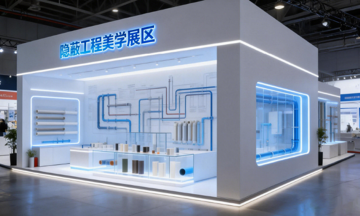 隐蔽工程美学展区